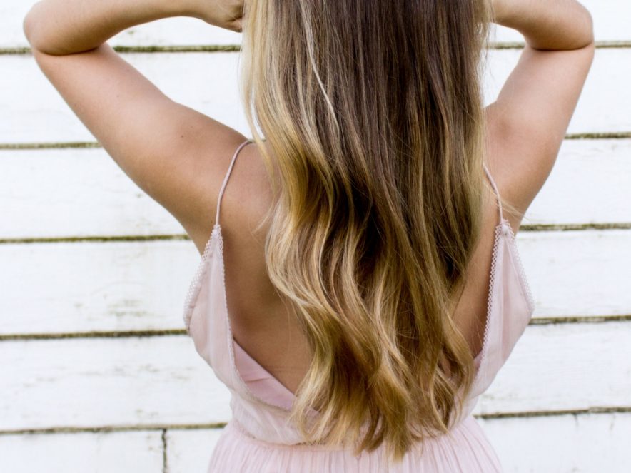 A salon-quality blow dry created at home