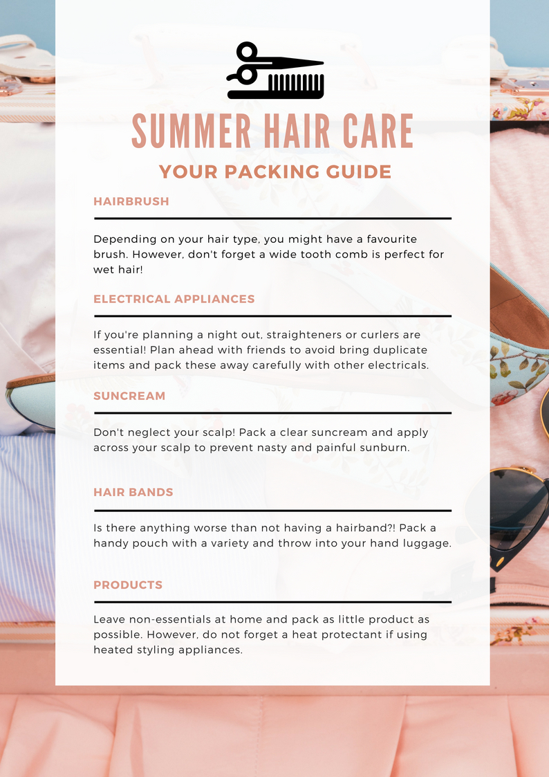 Fortynine and Fifth hair care infographic